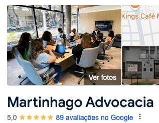 89 avaliações no Google