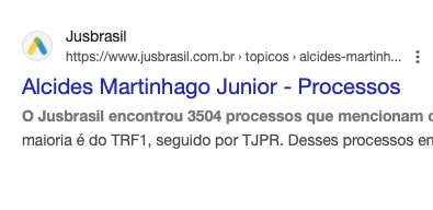 3504  o número de processos que cuidamos