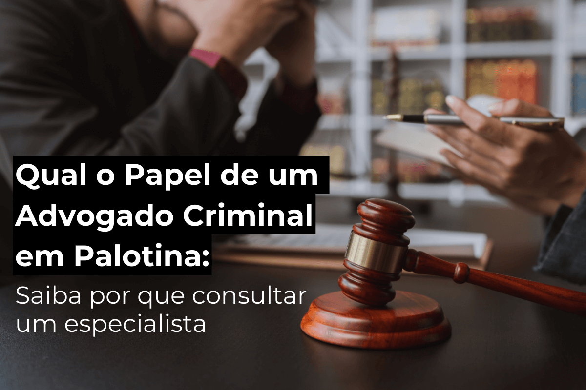 Qual o Papel de um Advogado Criminal em Palotina: Saiba Por Que Consultar um Especialista