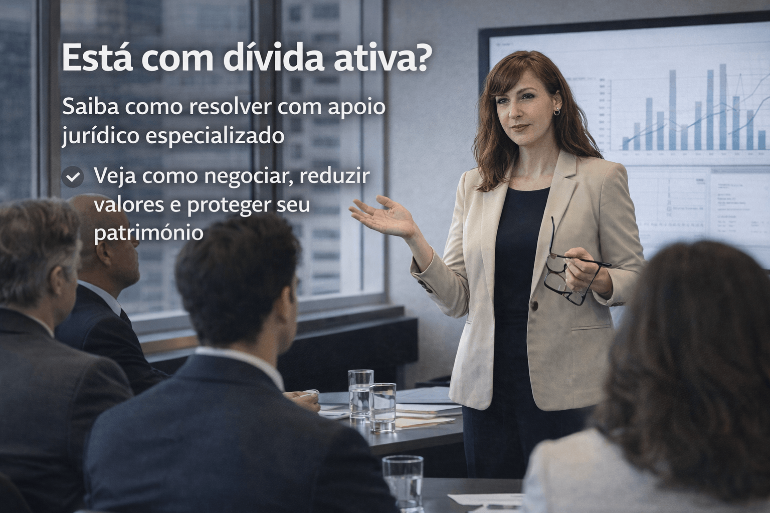 Está com dívida ativa? Saiba como resolver com apoio jurídico especializado Veja como negociar, reduzir valores e proteger seu patrimônio 