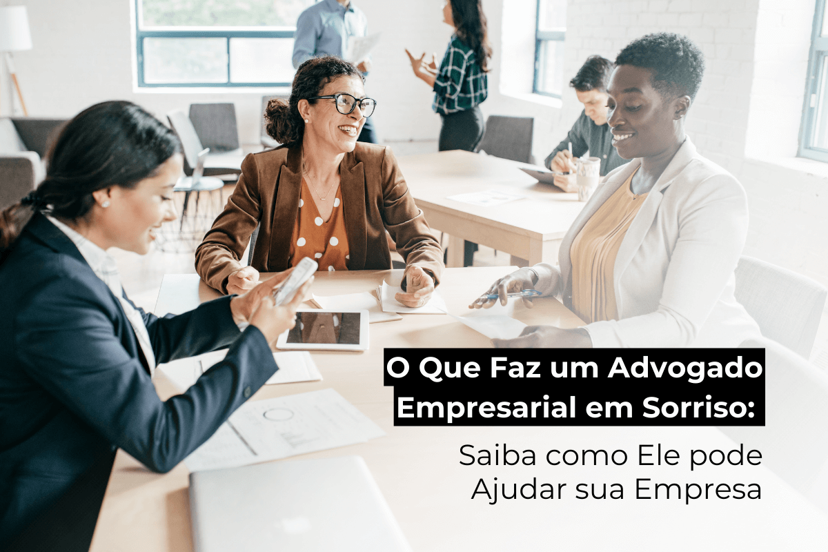 O Que Faz um Advogado Empresarial em Sorriso: Saiba como Ele pode Ajudar sua Empresa