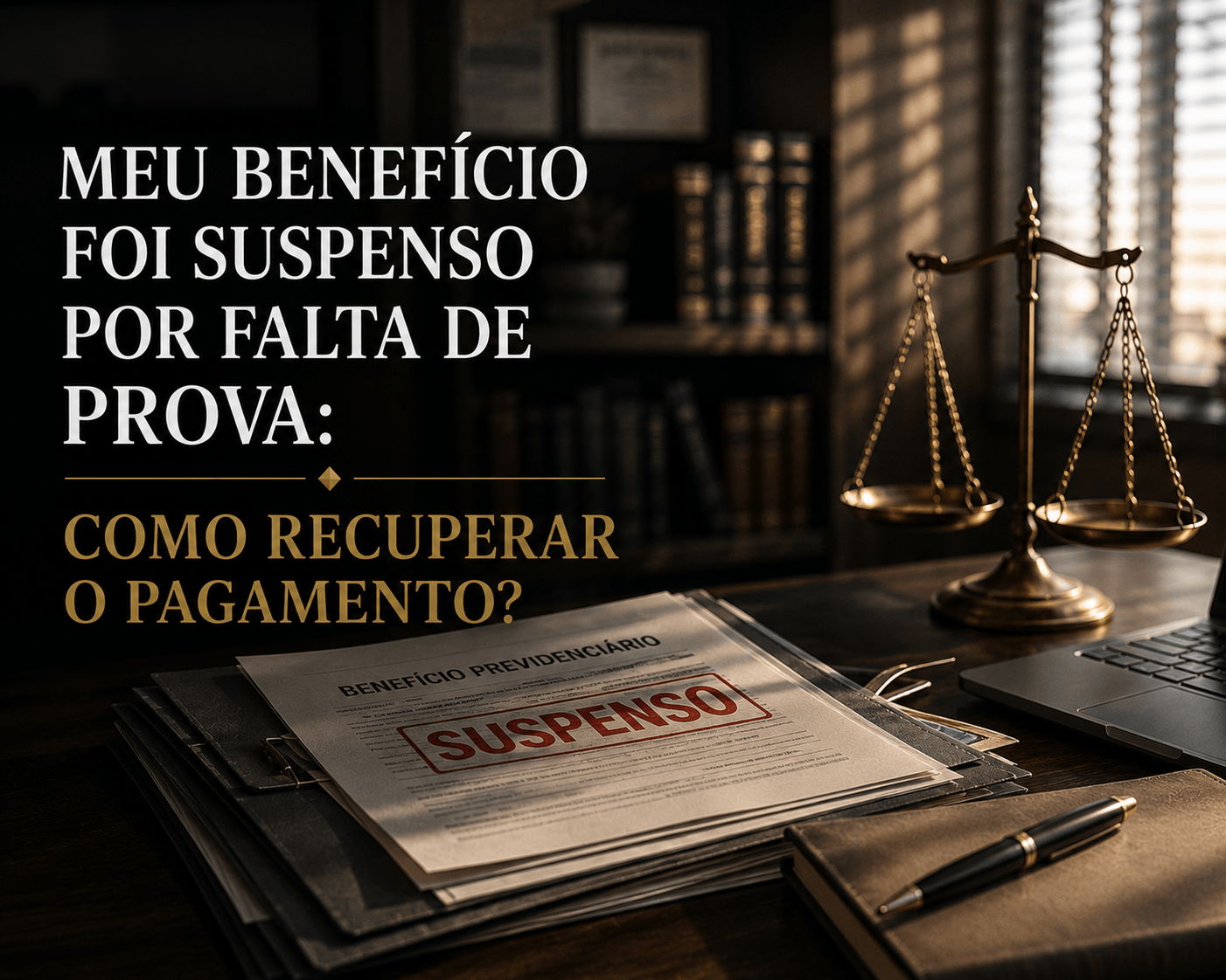 Benefício suspenso por falta de prova: como recuperar o pagamento? 